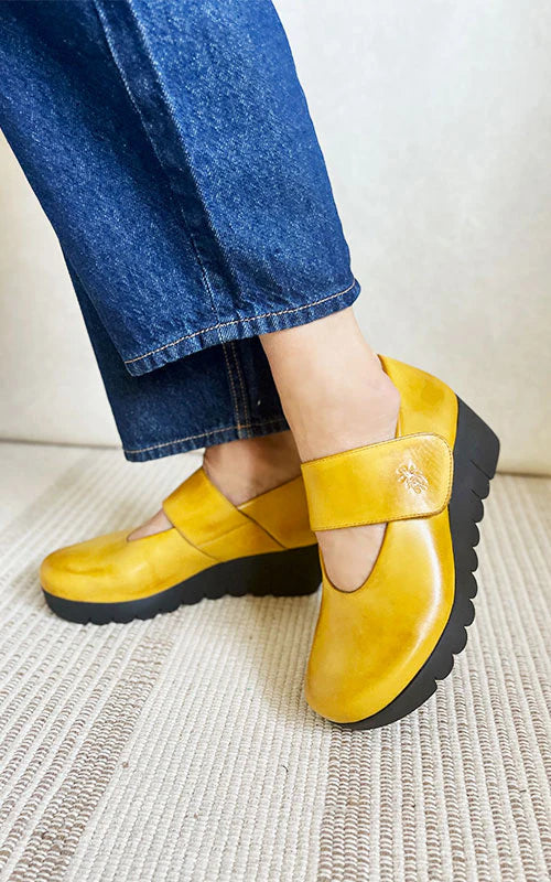 Fly london yellow shoes shop