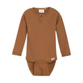 Minymo Baby Long Sleeve Rib Bodysuit  114052-2200