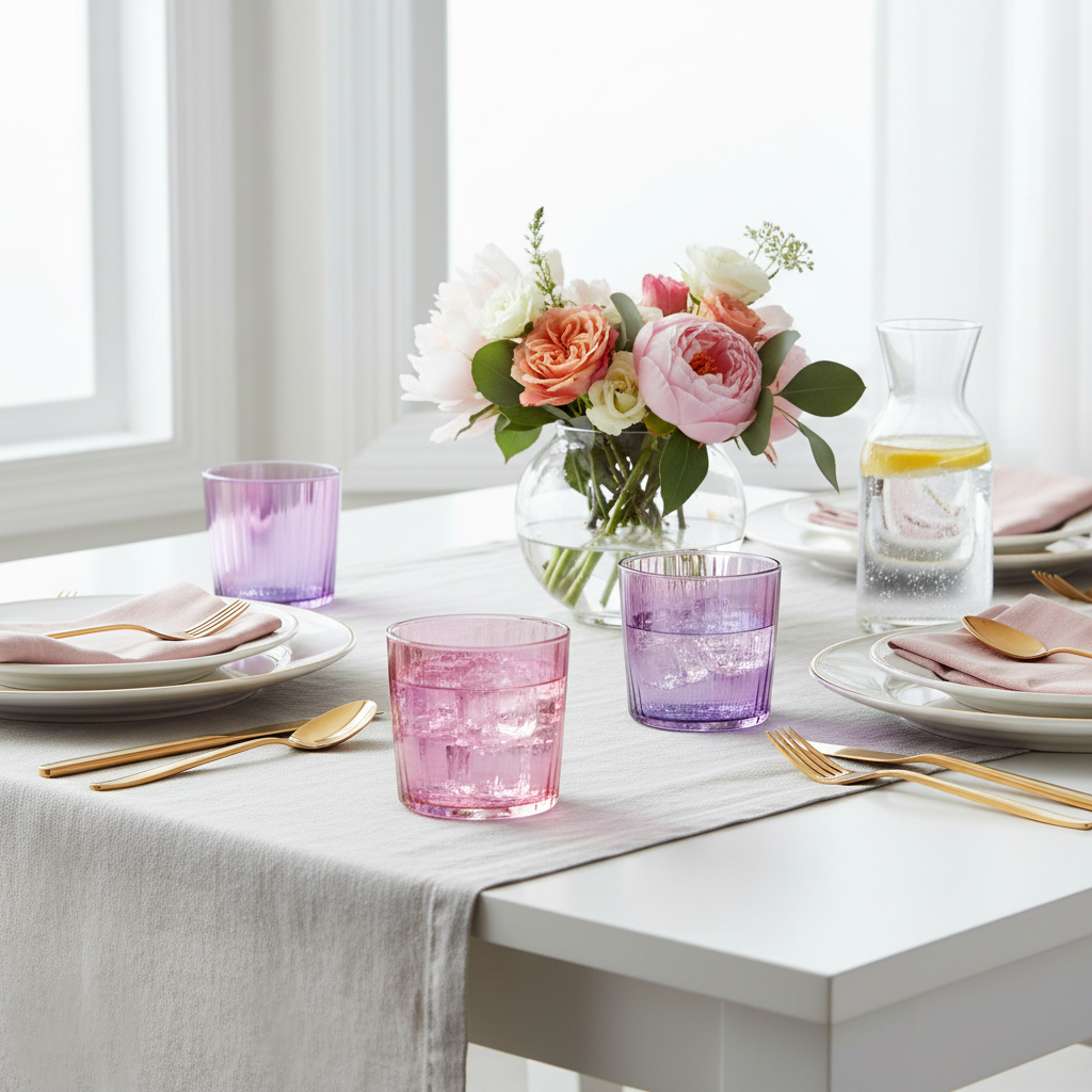 LSA Gems - Garnet Tumbler Set/4