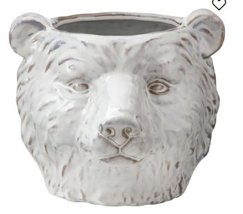 Candym Bear Planter  G14711  White