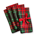 Tag Christmas Plaid Napkin Set/4