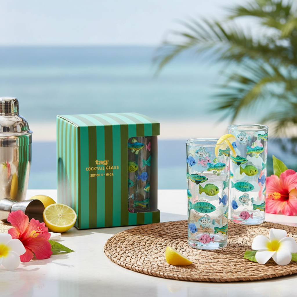 Tag Make a Splash Glass Set/4