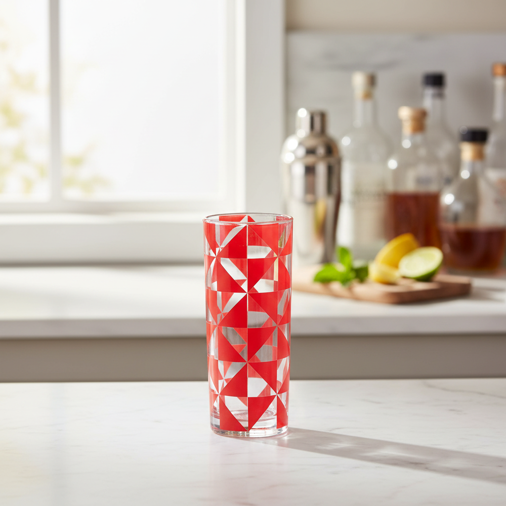 Tag Pinwheel Glass Set/4