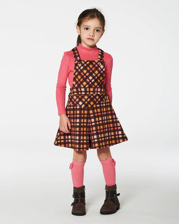 Deux Par Deux Girls Tall Socks  G20HS-669  Camelia Rose