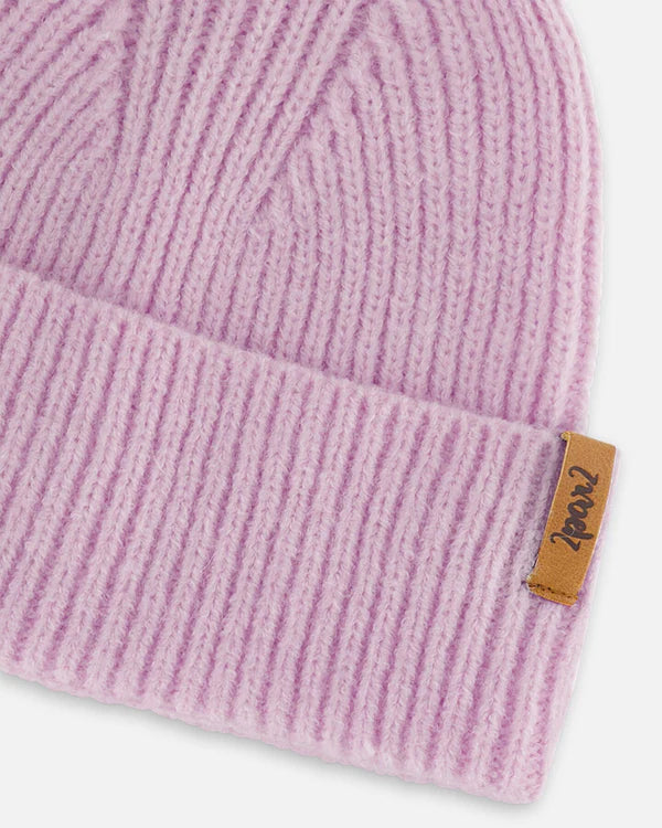Deux Par Deux Knit Hat  G20ZW01-508  Orchid Haze