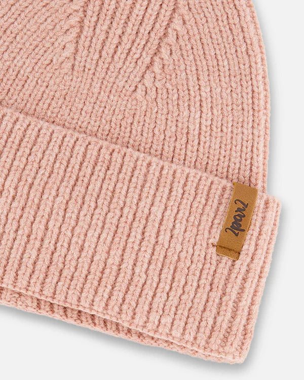 Deux Par Deux Knit Hat  G20ZW01-625  Cameo Brown **