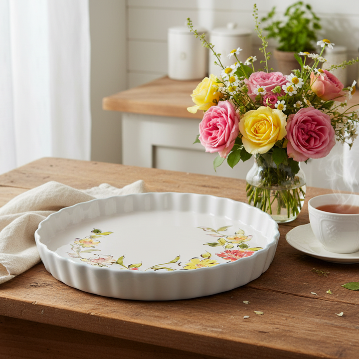 Tag In Bloom Quiche/Tart Dish G21027