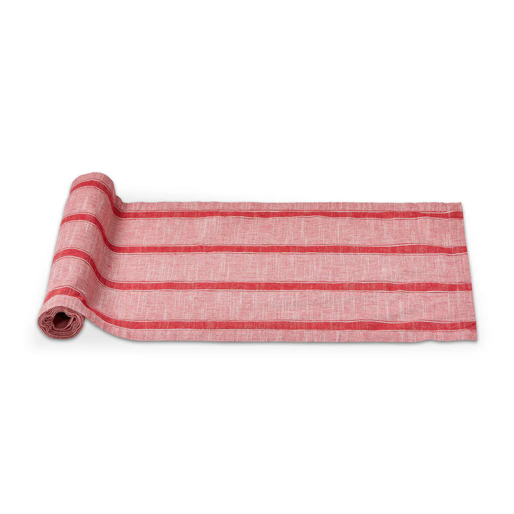 Tag Red & White Table Runner G21257