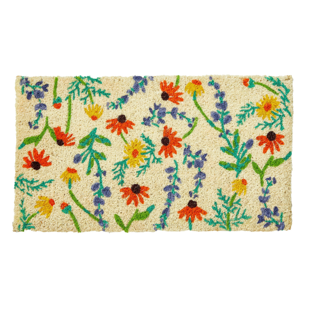Tag Field Flower Coir Mat G21360