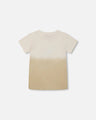 Deux Par Deux Boys Short Sleeve Tee   G30T71   Warm Sand **