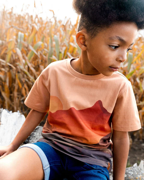 Deux Par Deux Boys Jersey Tee   G30U73  Sandstorm