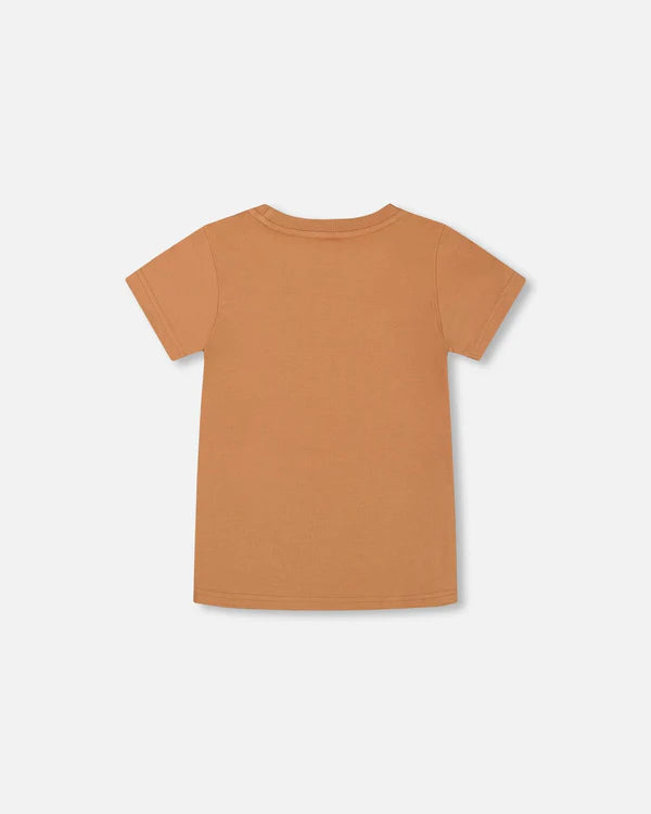Deux Par Deux Boys Jersey Tee   G30U73  Sandstorm