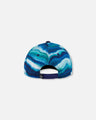 Deux Par Deux Boys Cap   G30VBC   Printed Blue Waves **