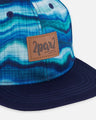 Deux Par Deux Boys Cap   G30VBC   Printed Blue Waves **