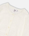 Deux Par Deux Girls Pointelle Knit Cardigan   G30YGT32