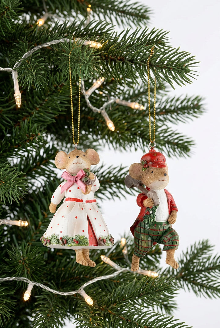 Silver Tree Resin Mouse G94245