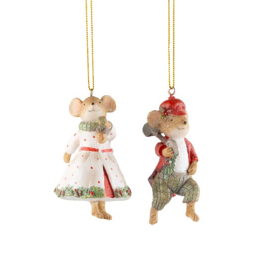 Silver Tree Resin Mouse G94245