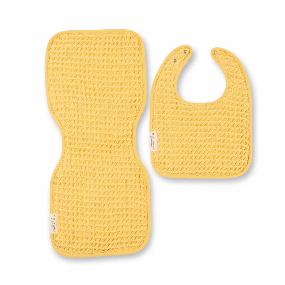 Bella Tunno Good Little Citizens Bib & Burp Cloth Set