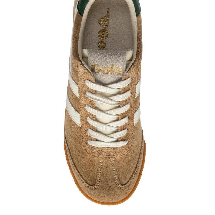 Gola Elan Sneaker  -  Brown Sugar/Off White/Evergreen
