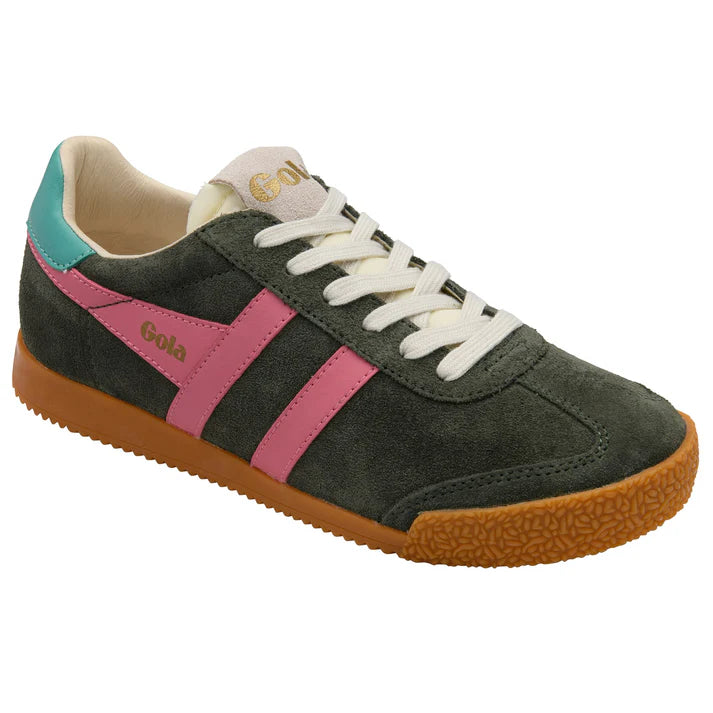 Gola Elan Sneaker  Dark Khaki/Bubblegum/Sea Mist