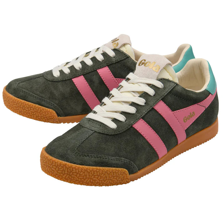 Gola Elan Sneaker  Dark Khaki/Bubblegum/Sea Mist