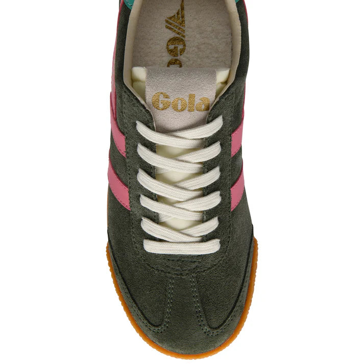 Gola Elan Sneaker  Dark Khaki/Bubblegum/Sea Mist
