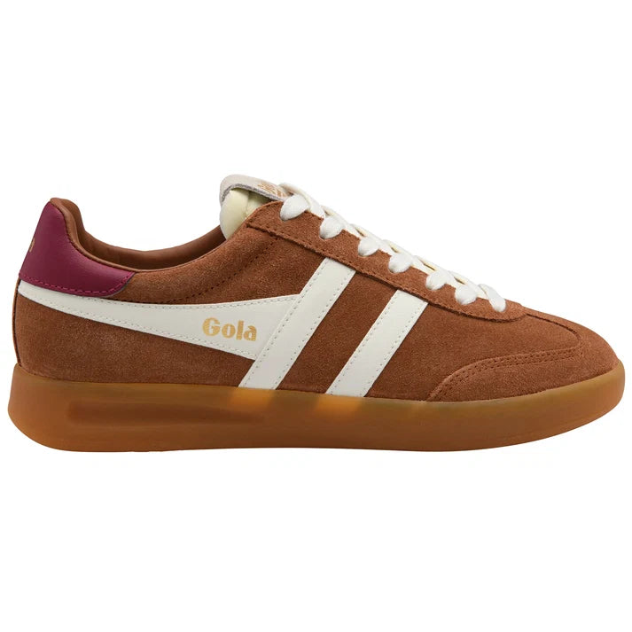 Gola Cyclone Sneaker  -  Umber/Off White/ Cerise/Gum