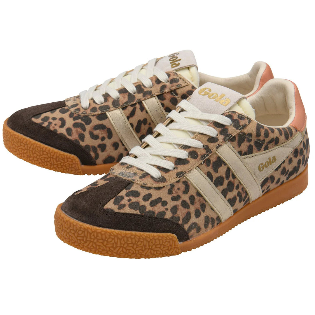 Gola Elan Safari Sneaker  Leopard/Mocha/Gold/Terracotta