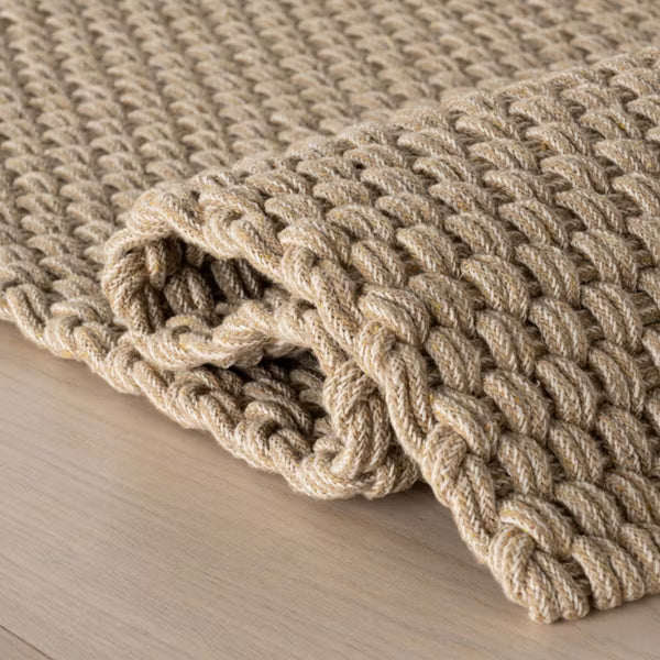 Bridges Rope Rug  -  Khaki