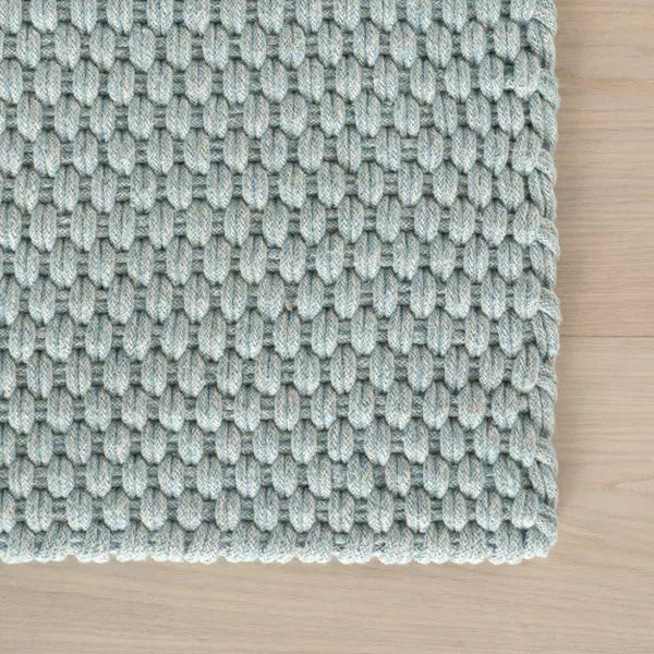 Bridges Rope Rug  -  Light Blue