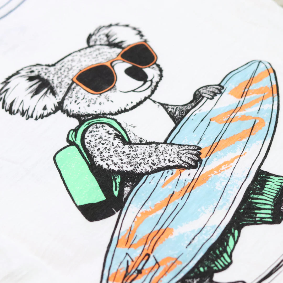 Appaman Boys Short Sleeve Graphic Tee   F1T5-WH   White