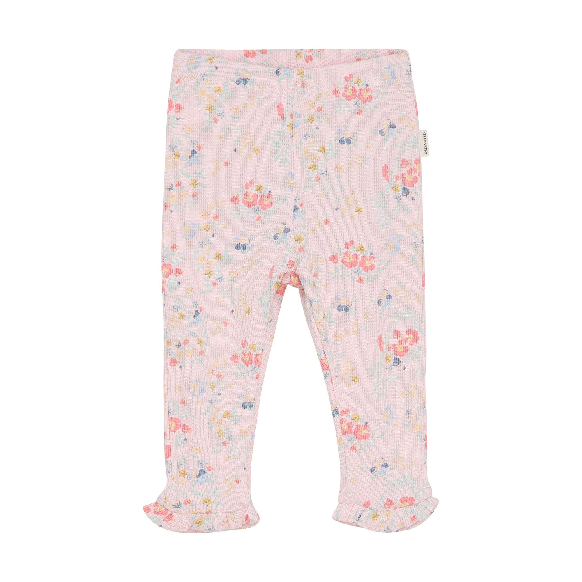 Minymo Baby Girl Ribbed Leggings   113929-5520*