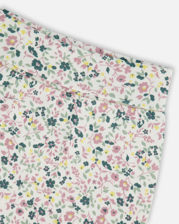 Deux Par Deux Floral Print Pant   H20A20   Printed Flowers **