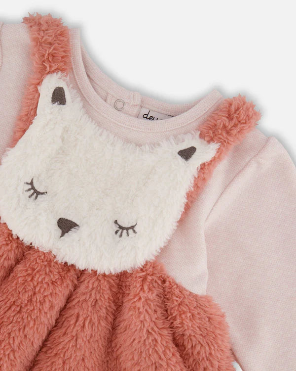 Deux Par Deux Baby Girl Dress & Leggng Set   H20B10-000   Old Pink **