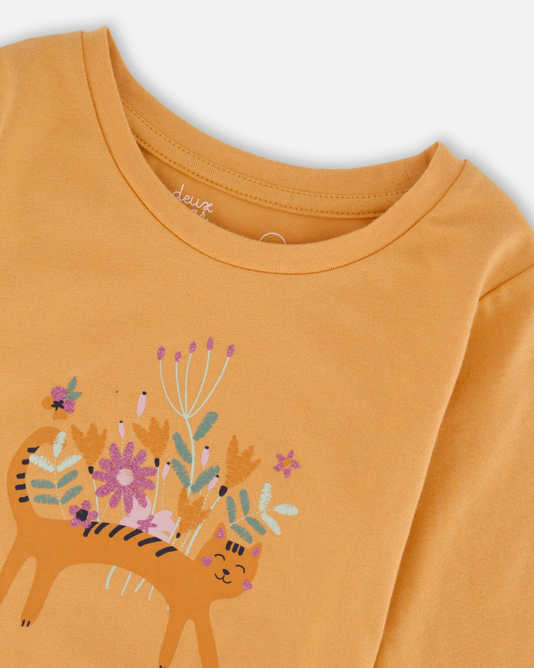 Deux Par Deux Baby Girl Long Sleeve Tee   H20E70    Clay **