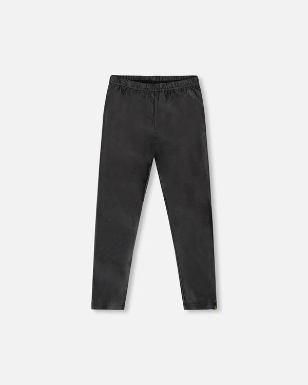 Deux Par Deux Girl Stretch Jersey Legging   H20H61   Anthracite **