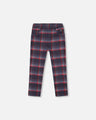 Deux Par Deux Girls Milano Treggings    H20I20    Navy/Red Printed Plaid