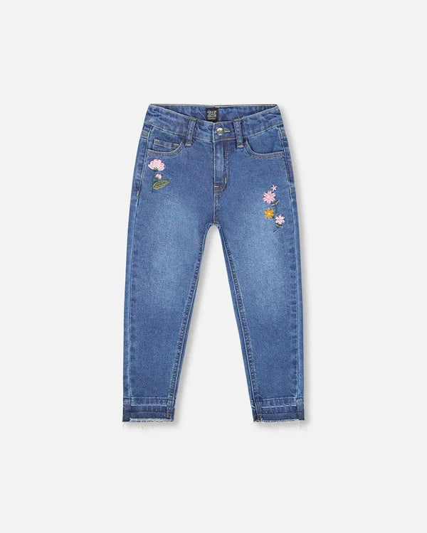 Deux Par Deux Girls Jeans    H20J21-123   Navy Denim