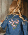 Deux Par Deux Girls Denim Jacket   H20J50   Navy Denim