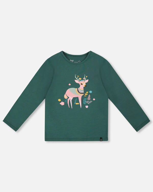 Deux Par Deux Girls Long Sleeve Tee   H20J71   Jasper