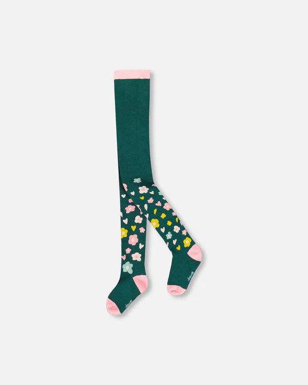 Deux Par Deux Girls Knit Tights    H20JT   Jasper **