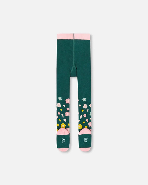 Deux Par Deux Girls Knit Tights    H20JT   Jasper **