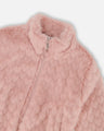 Deux Par Deux Girls Faux Fur Jacket    H20K53    Rose Tan