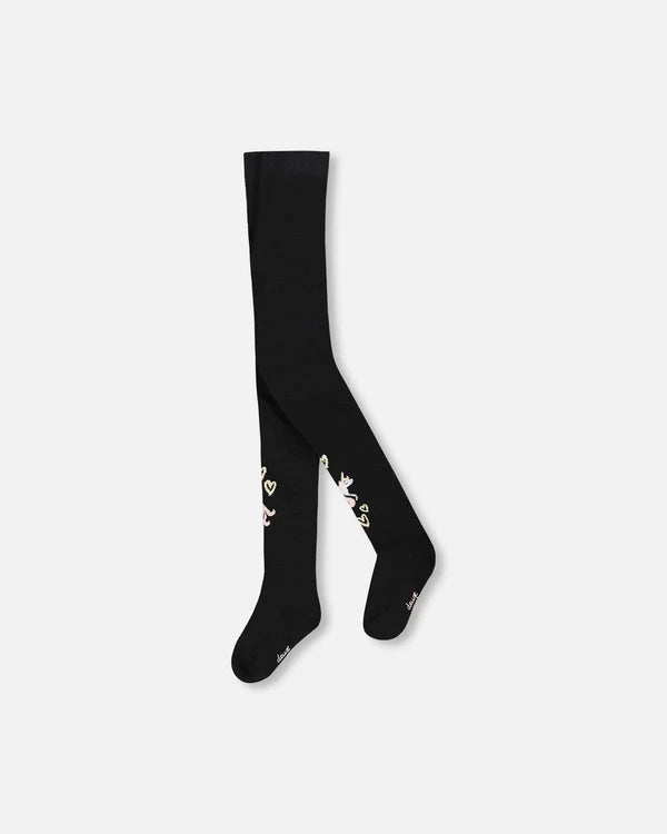 Deux Par Deux Girls Knit Tights   H20KT   Anthracite **