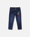 Deux Par Deux Girls Jeans   H20N20    Navy Denim
