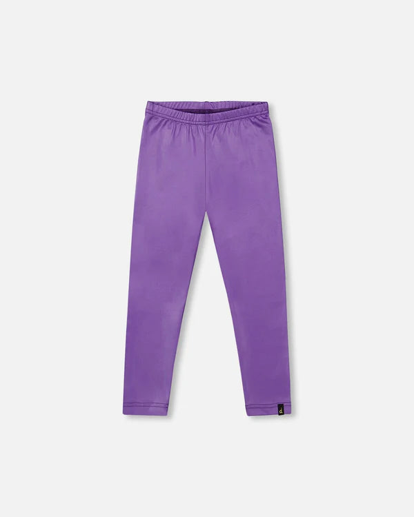 Deux Par Deux Girls Shiny Stretch Leggings   H20N60   Lavender **