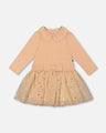Deux Par Deux Girls Dress   H20OG87   Sesame