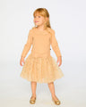 Deux Par Deux Girls Dress   H20OG87   Sesame