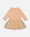 Deux Par Deux Girls Dress   H20OG87   Sesame