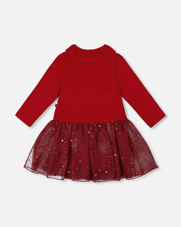 Deux Par Deux Baby Girl Dress   H20O86   Jester Red **